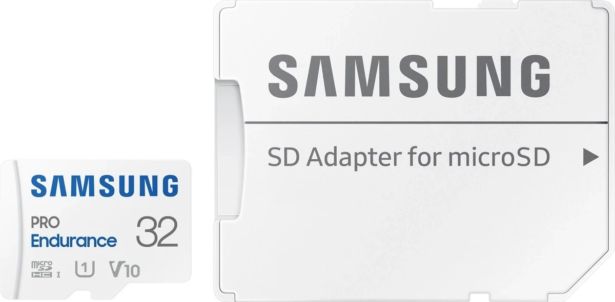 Kartë memorie Samsung PRO Endurance microSDHC 32GB, versioni 2022