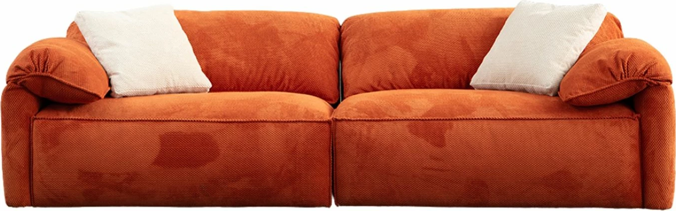 Divan treshe Flamingo Lounge, portokalli, Atelier del Sofa