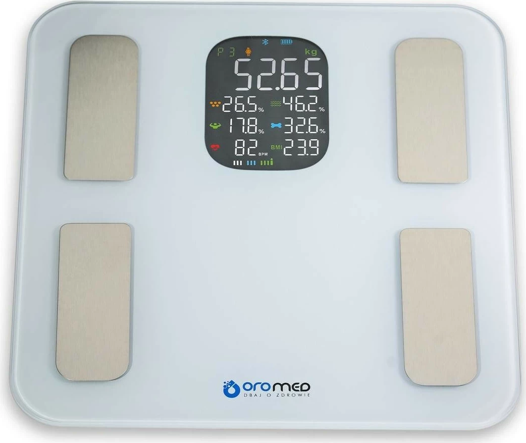 Peshore smart Oromed Gold-Bluetooth, ekran elektronik, aplikacion, e bardhë