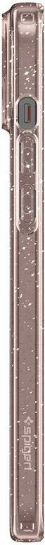Mbështjellës Spigen Liquid Crystal Glitter për iPhone 15 Plus, Transparent/Rozë