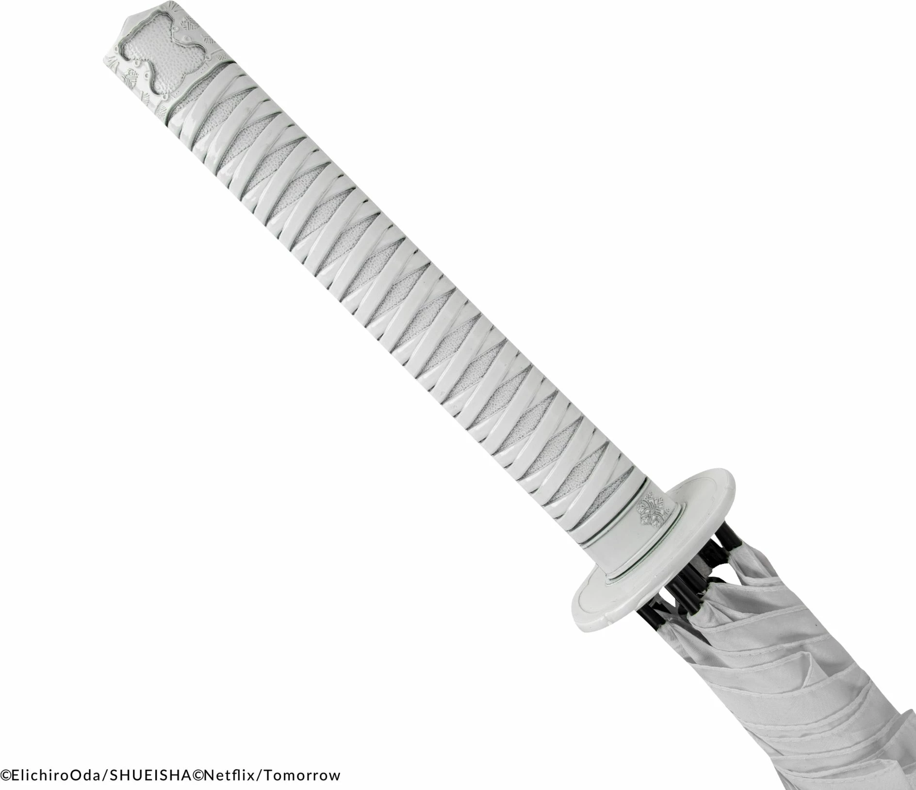 Çadër Cinereplicas One Piece Wado Ichimonji, 103 cm, e bardhë