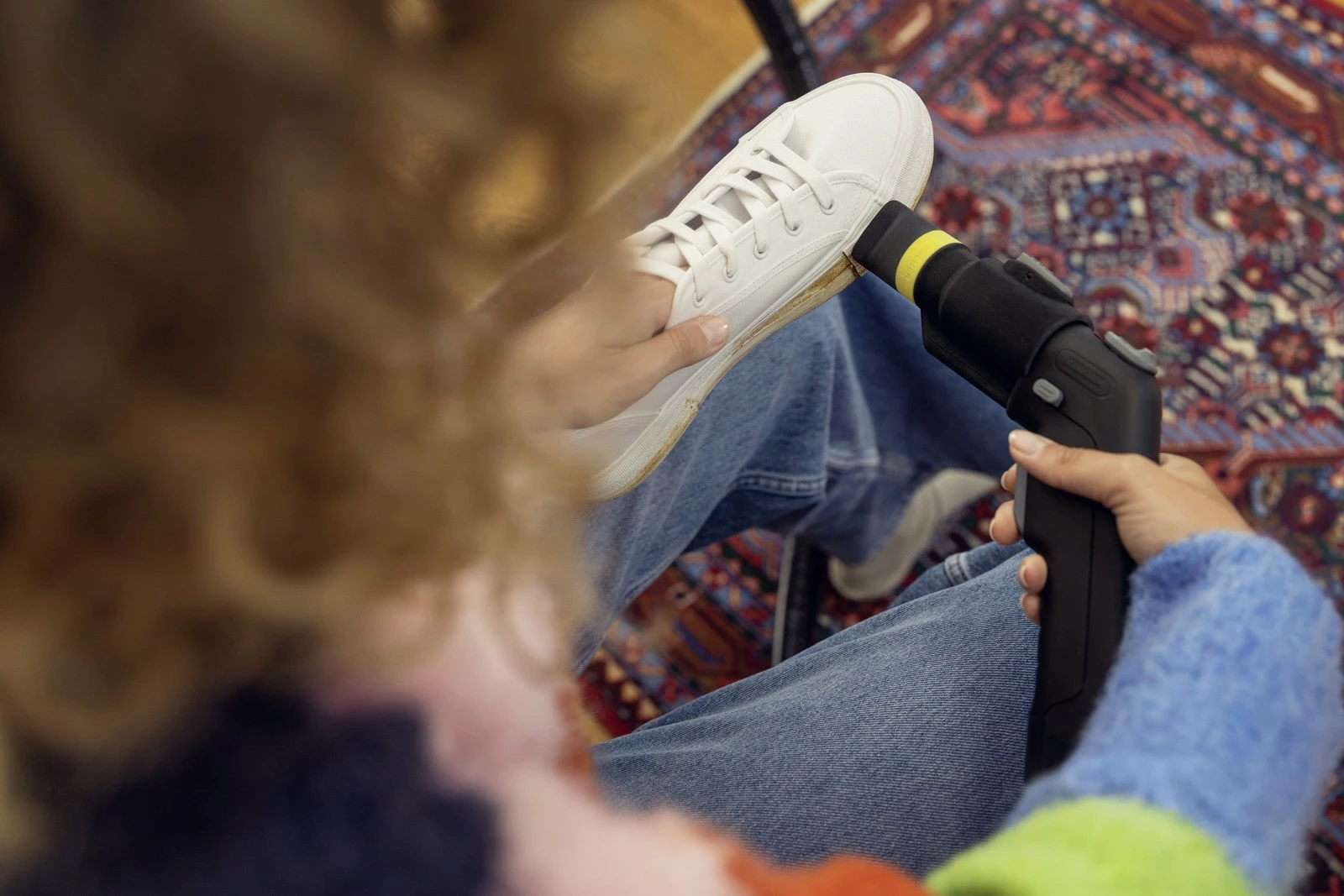 Furçë pastrimi për këpucë Karcher Shoe!Cleaner, për SE 3 Compact, SE 4, SE 5, SE 6, e zezë/verdhe