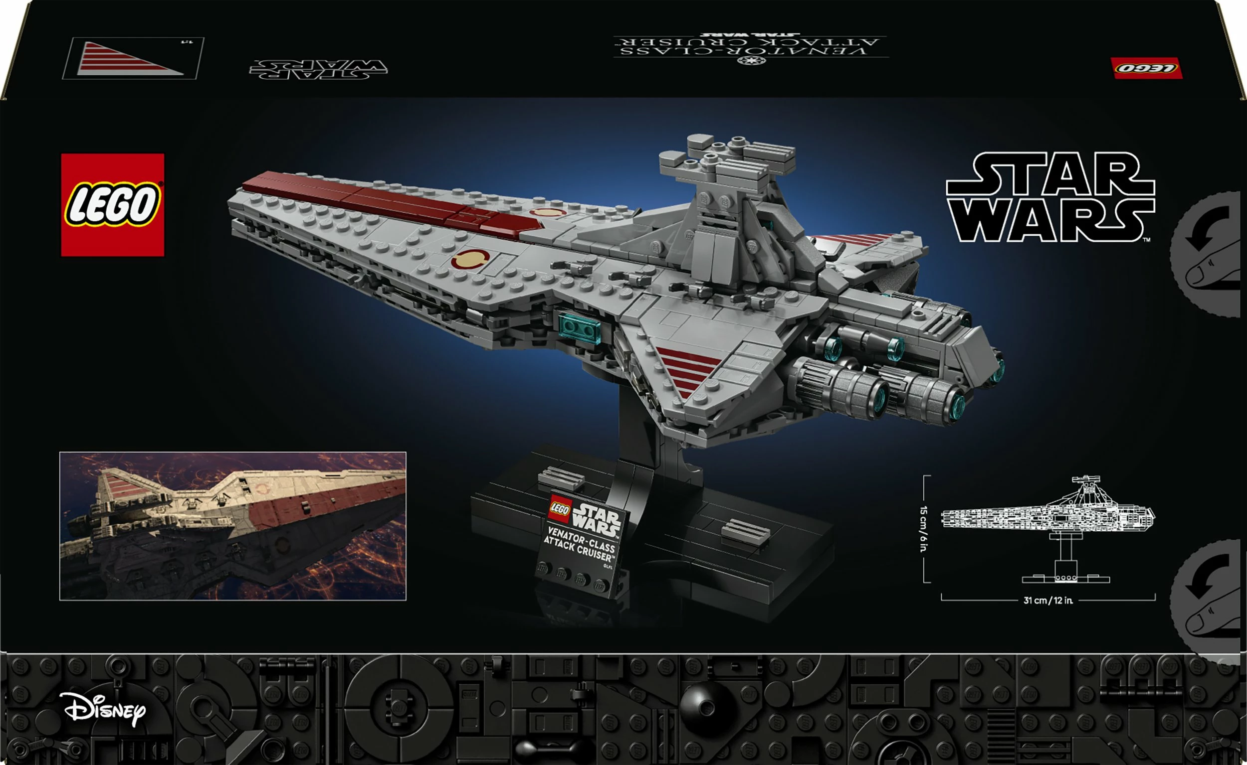 Set LEGO Star Wars Venator-class Star Destroyer 75441, 643 copë