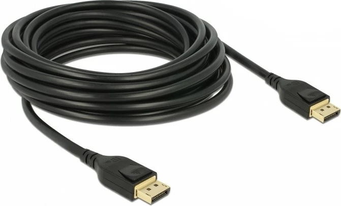 DisplayPort kabllo DeLOCK 85658, 1m, 8K, i zi