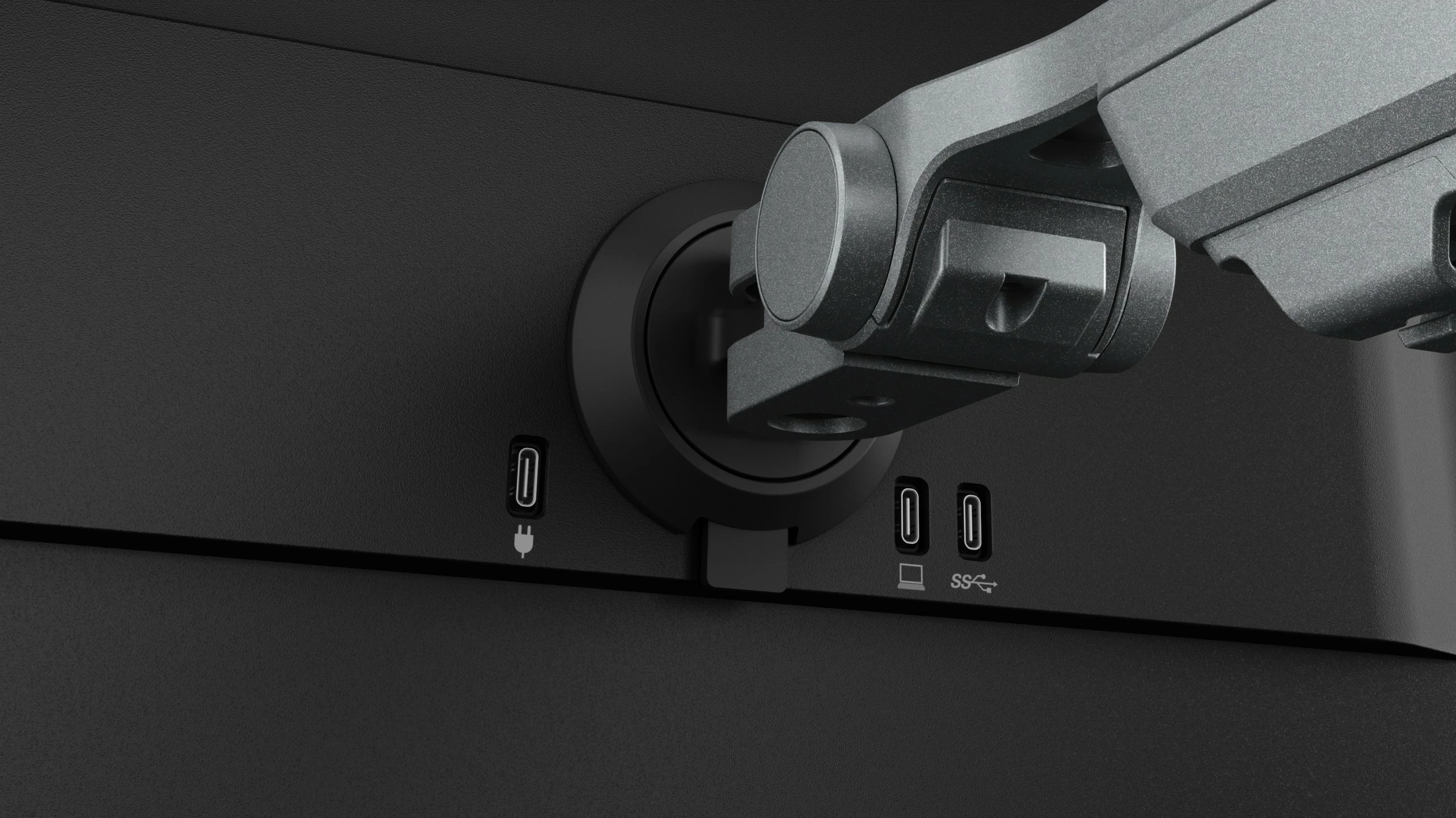 Monitor Eizo 23.8 inç IPS, 2x USB-C, Schwenkarm, i zi