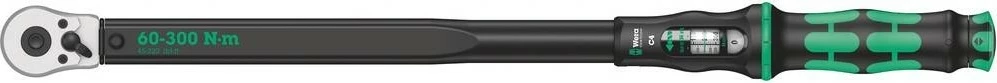 Çelës momenti Wera Click-Torque C 4, 1/2", 60-300 Nm, çelik, manual, zi/gjelbër
