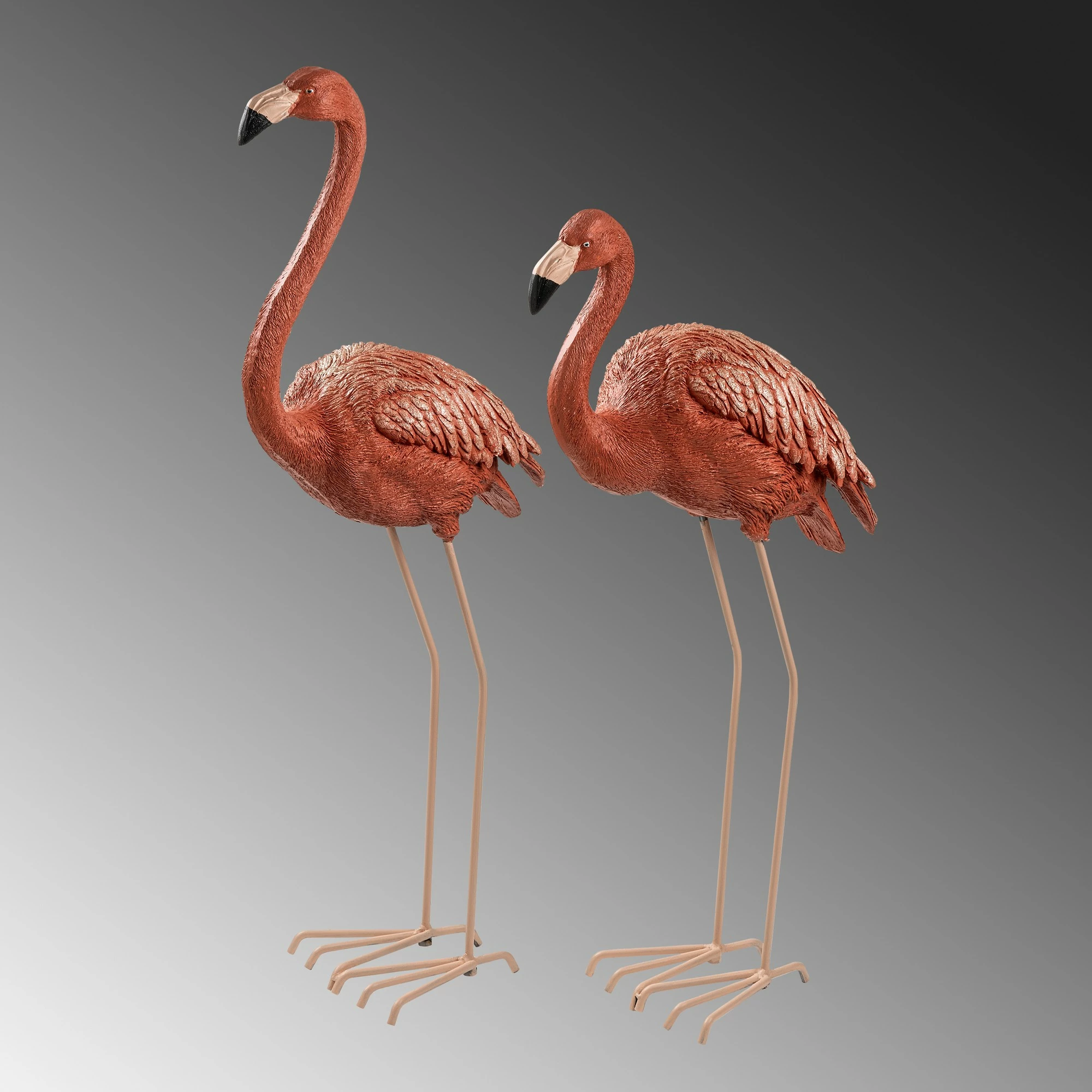 Set dekorativ për kopsht, 2 copë, flamingo, Evila Originals