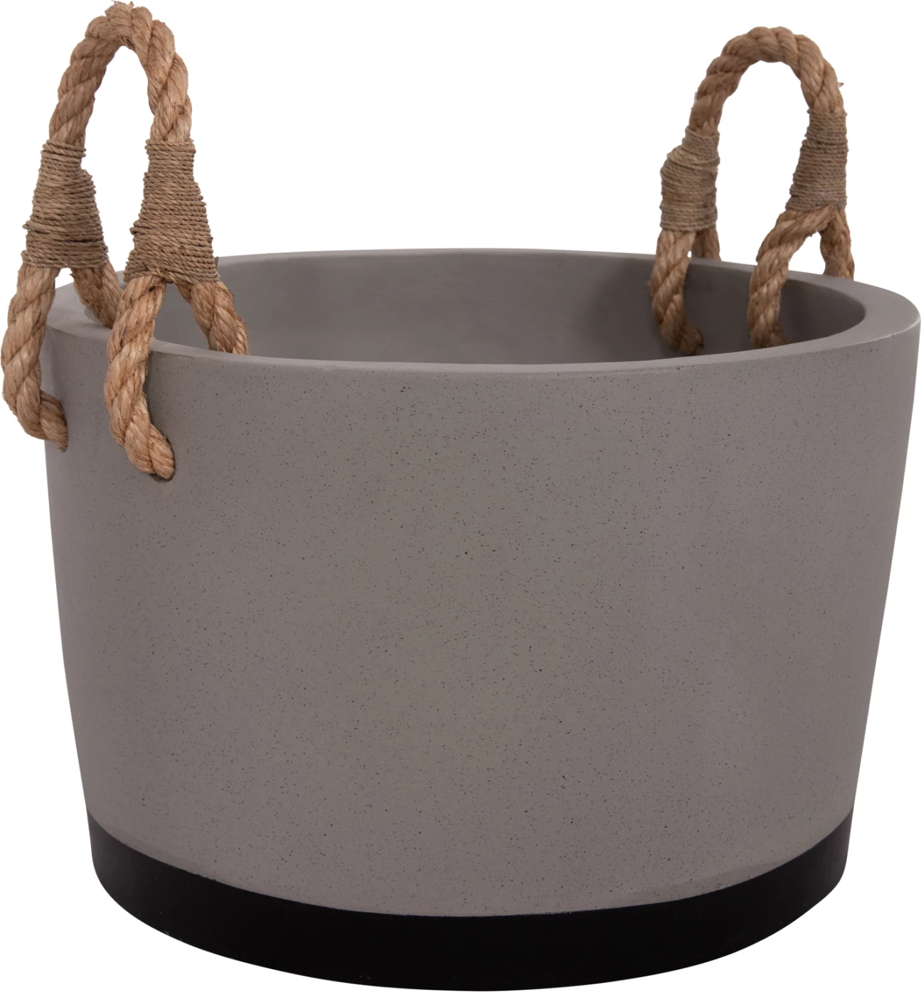 Vazo për brenda TRYLL FH4690L, fibër-cement, ngjyrë gri, me litar, 40x25.5cm