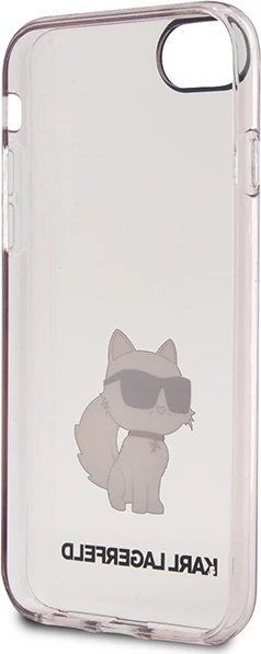 Mbështjellës Karl Lagerfeld KLHCI8HNCHTCP për iPhone 7/8/SE 2020/SE 2022, Choupette, Rozë