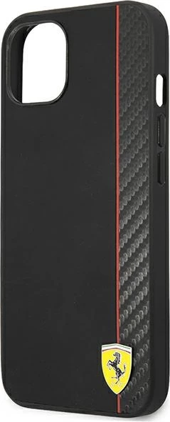 Mbështjellës Ferrari FEHCP14MAXBK për iPhone 14 Plus 6.7", hardcase, karbon, zi