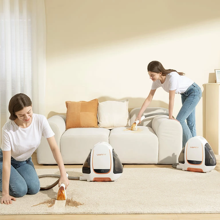 Fshesë për pastrim të thellë (spot cleaner) Uwant B100-S, 450W, 12 kPa, depo ujit 1.8L/1.6L, kabllo 5m, e bardhë/gri