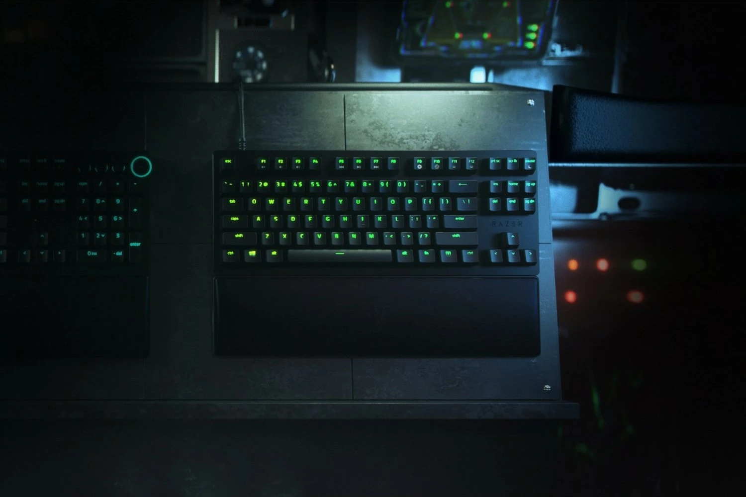 Tastierë mekanike Razer Huntsman V2 TKL, RGB, USB, QWERTZ, e zezë