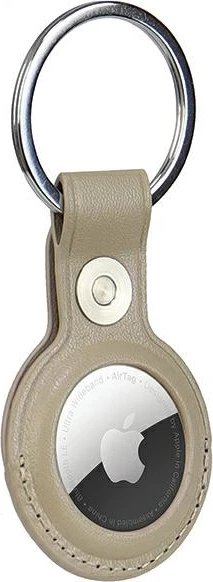 Mbështjellës Audi për AirTag, lëkurë sintetike, bezhë