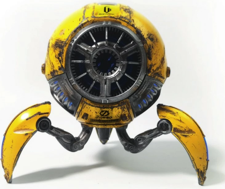 Boks portativ Zoeao GravaStar G1_YLW, 20 W, Wireless, Metallic, Yellow