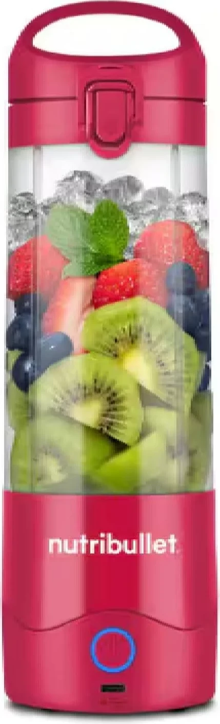 Blender portativ, NutriBullet, NBP003MA, 2000mAh 475ml, Magenta