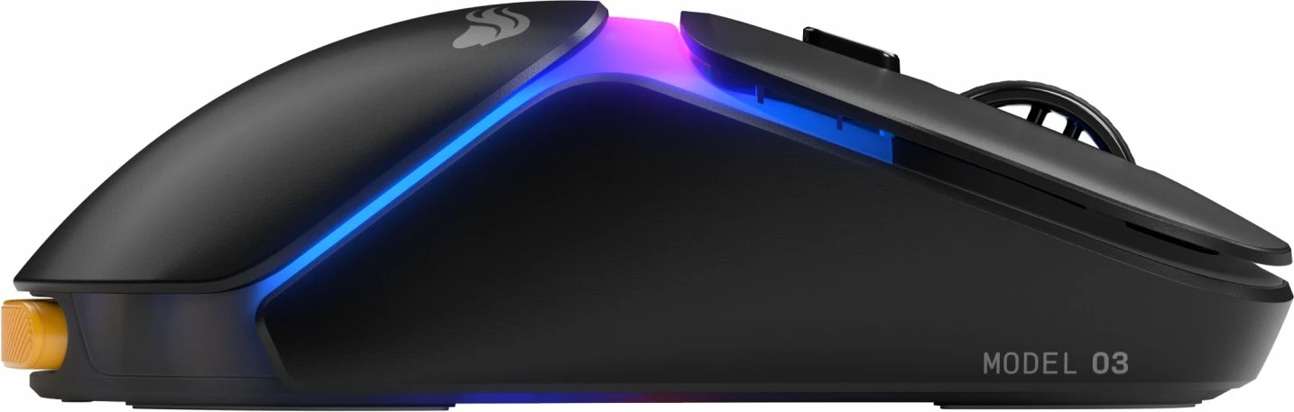 Maus Glorious Model O3 Wireless GLO-O3-WL-BLK 30000 DPI 8K RGB e zezë
