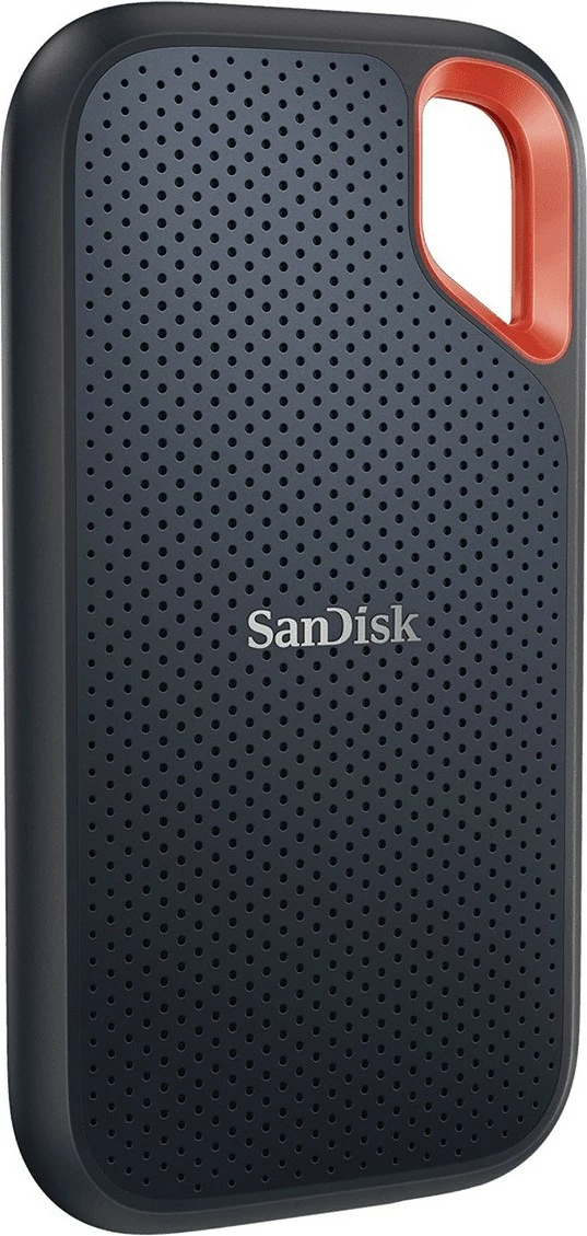Disk i jashtëm SanDisk Extreme Portable, 1 TB, USB Type-C, 3.2 Gen 2, 1050 MB/s, Mbrojtje me fjalëkalim, E zezë