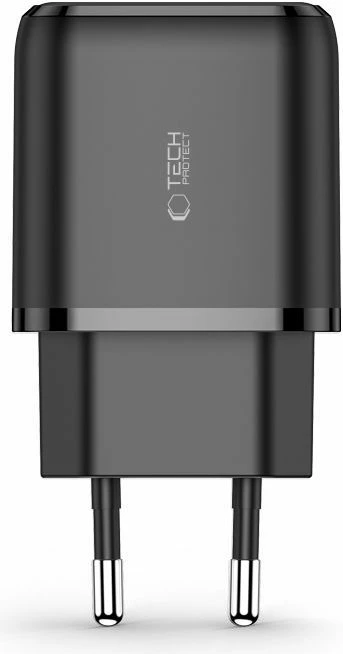 Karikues murit Tech-Protect C20W, 20W, 2 porta USB-C & USB-A, i zi