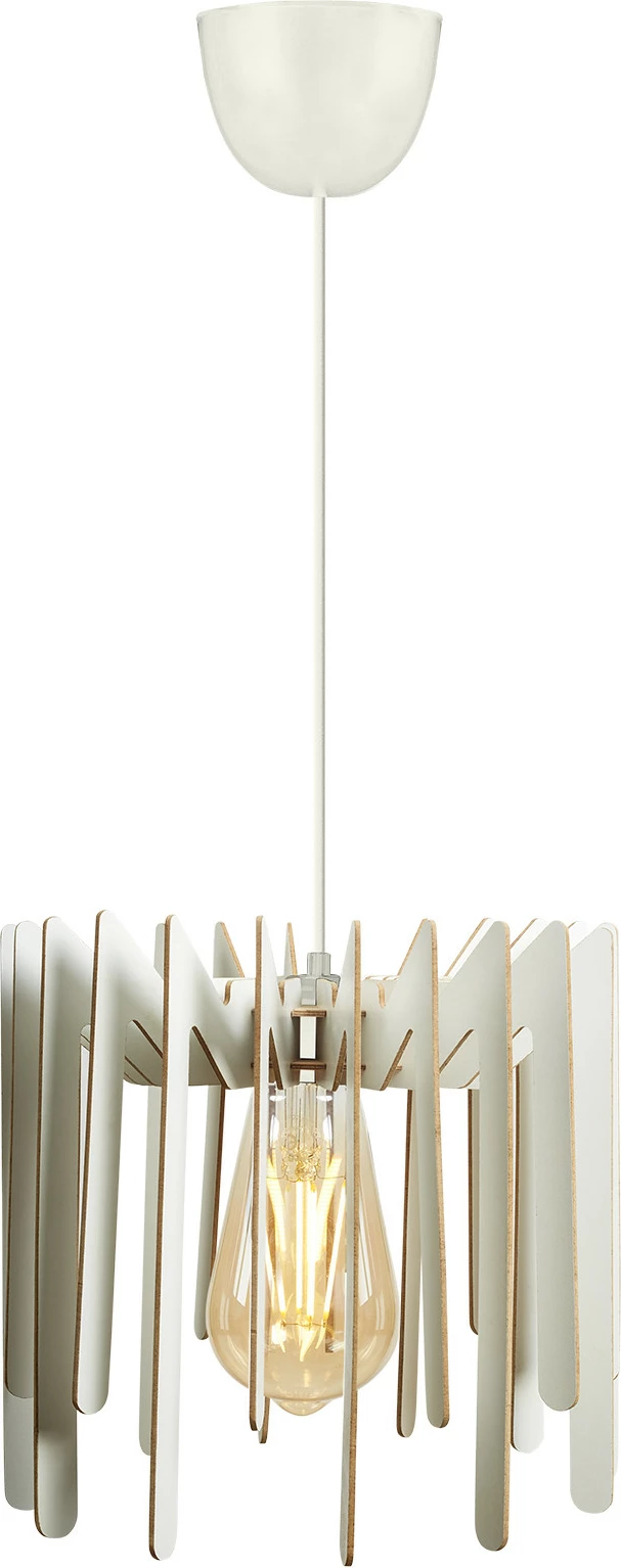 Llambë tavani Opviq, dizajn ZigZag, e bardhë, 154-T