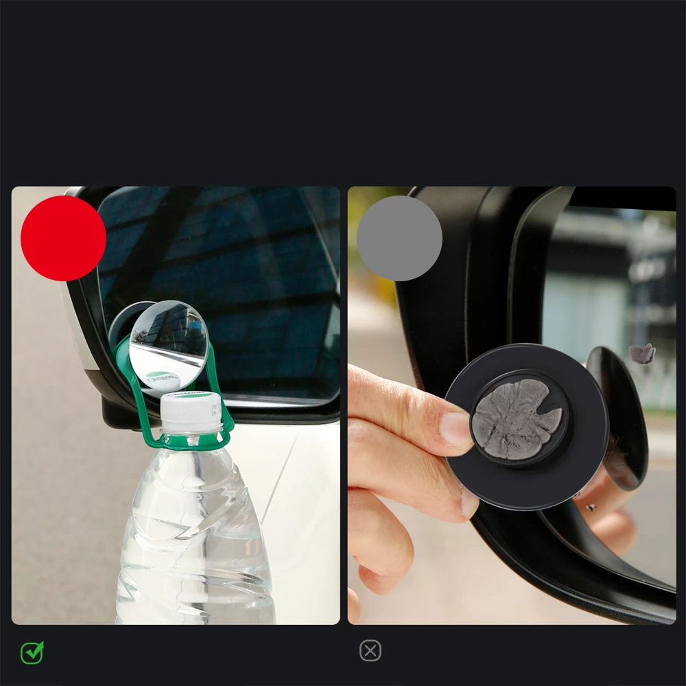 Set pasqyre anësore shtesë Baseus Full-view Blind-spot, ACMDJ-01, e zezë, 2 copë