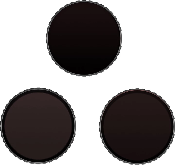 Set filtra ND për kamera sportive DJI Osmo Action 3/4, ND8/ND16/ND32, me kuti