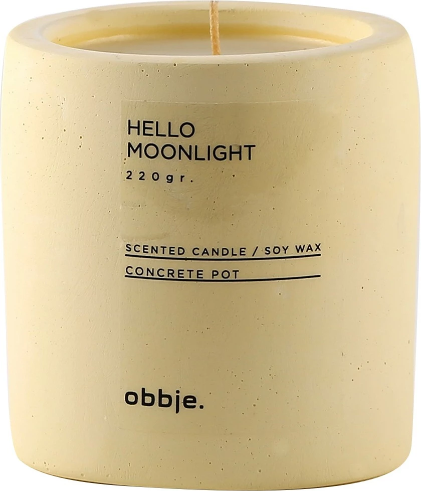 Qiri aromatik Hello Moonlight, ngjyrë e verdhë, 8.5x9cm