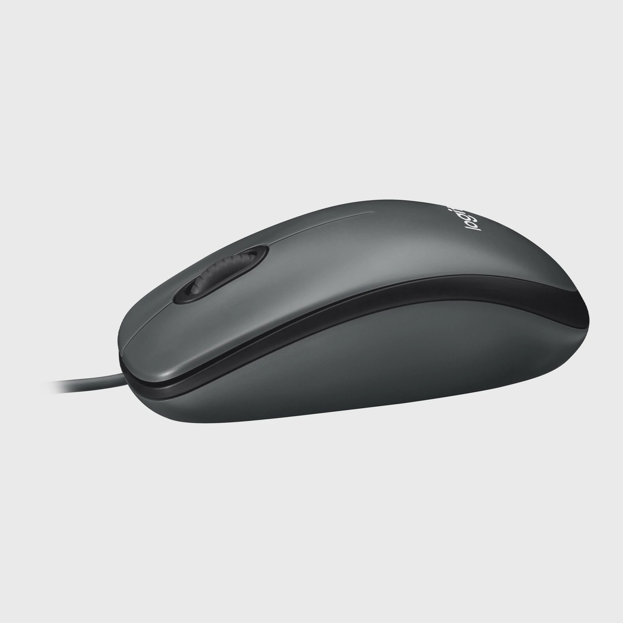 Maus Logitech M100, Ambidextrous, Optical, USB Type-A, 1000 DPI, Black