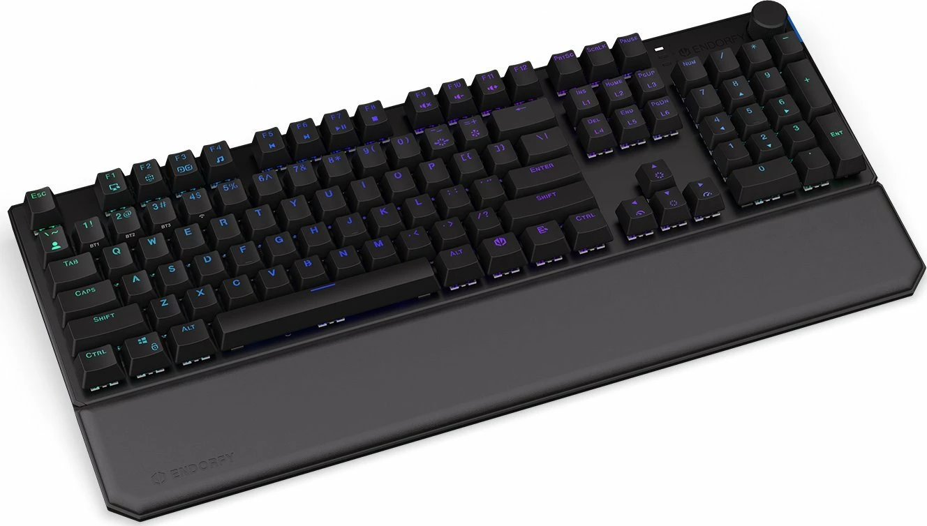 Mbështetëse kyçi për tastierë Endorfy Thock Palm Rest EY0E006 44.3 cm, e zezë
