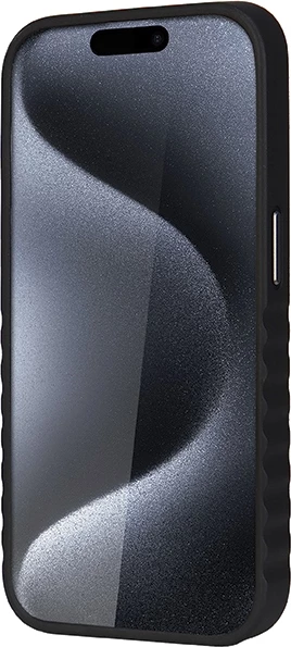 Mbështjellës Audi për iPhone 15 Pro Max, lëkurë sintetike, MagSafe, Kuq