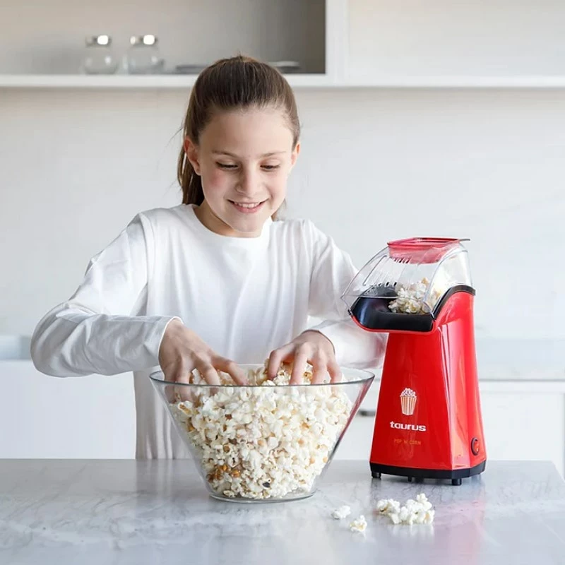 Makineri për kokoshka Taurus Pop'n'Corn, 1100 W, Kuqe