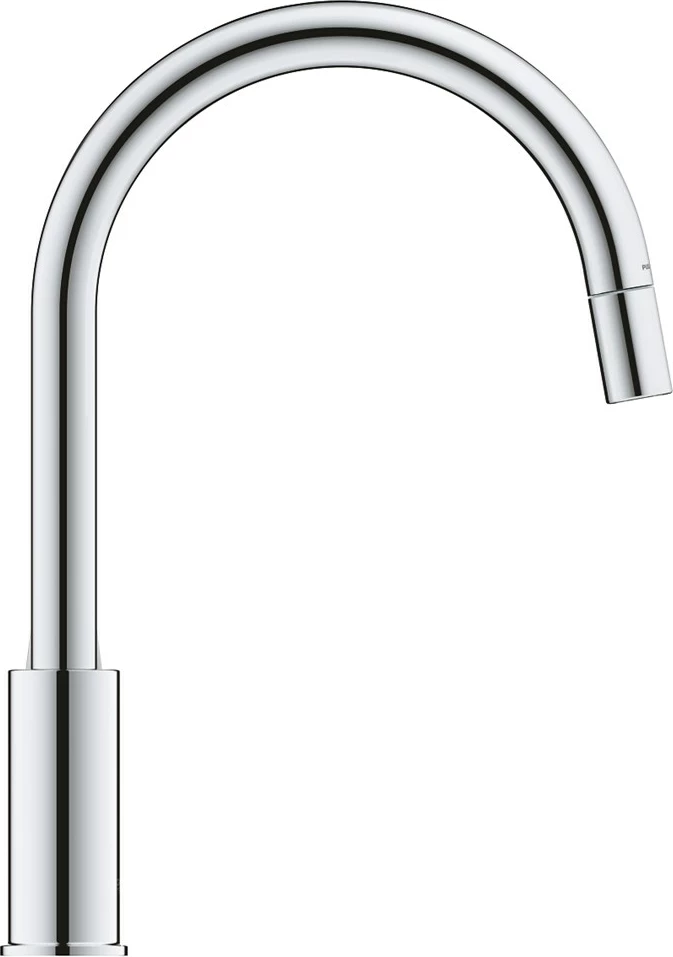 Rubinet kuzhine Grohe baucurve 30547000, një levë, Krom