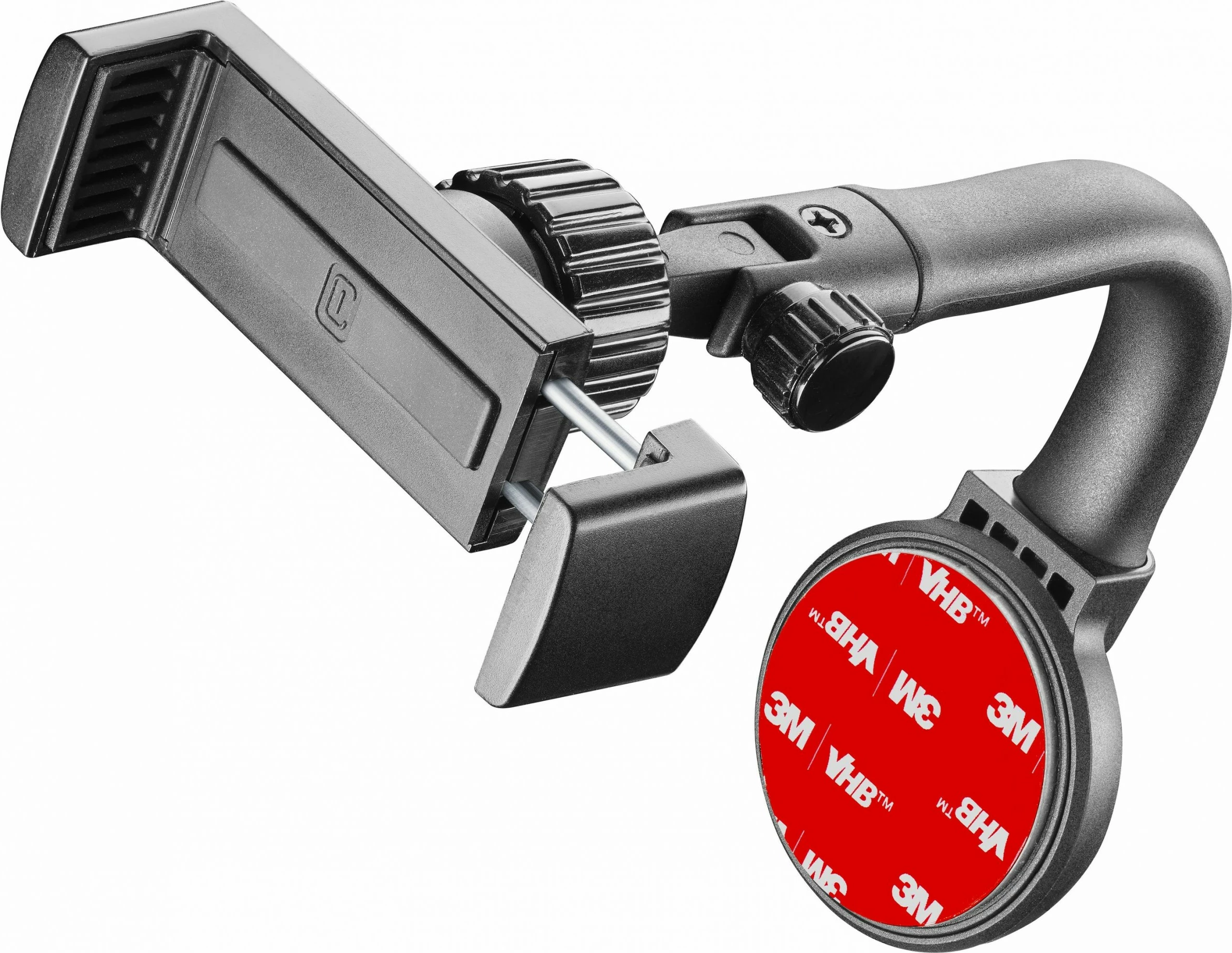 Mbajtës veture Cellular Line Spin Display, për celular, 360°, metal, zi