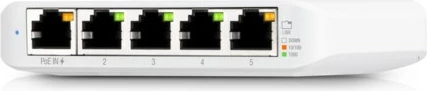 Switch Ubiquiti UniFi Flex Mini, Managed, Gigabit Ethernet, 5 porte, e bardhë