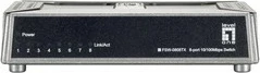 Switch LevelOne 8-Port Fast Ethernet, i pa menaxhuar, Full duplex, Gri