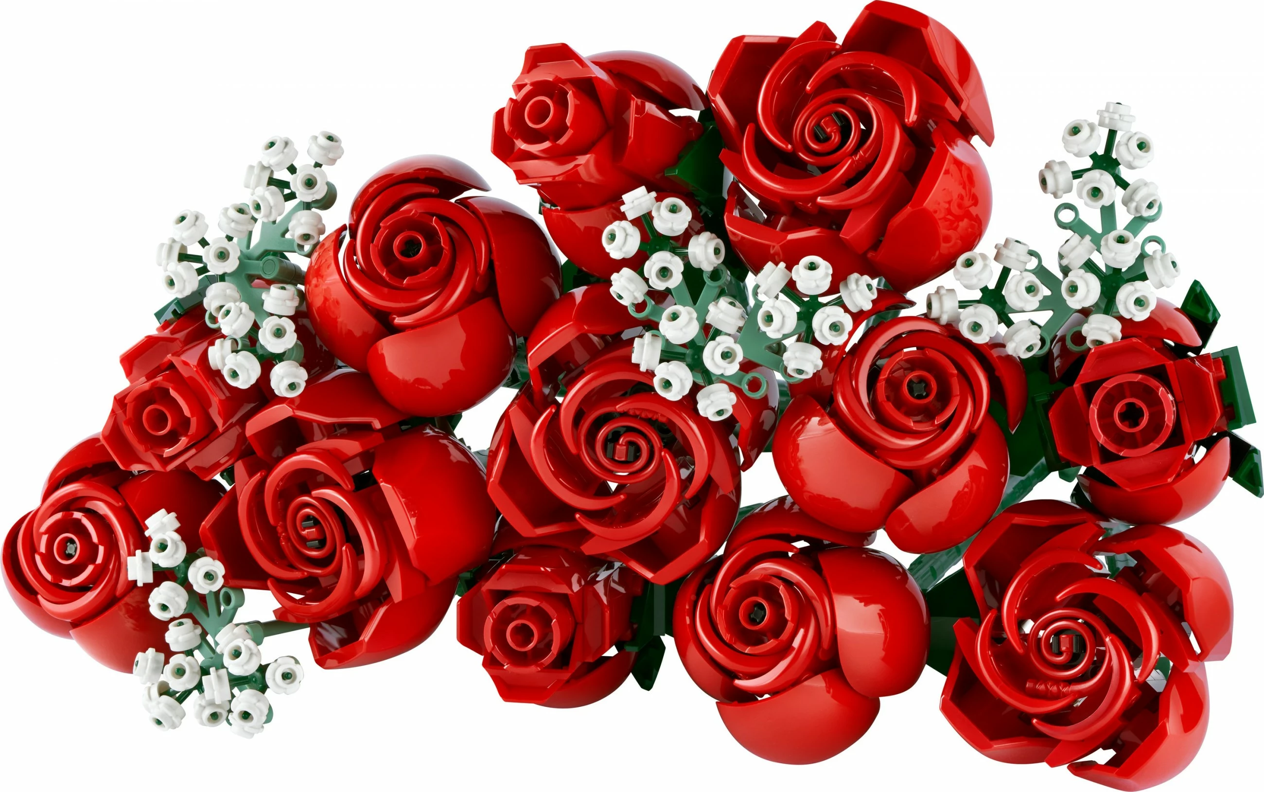 Set ndërtimi LEGO Bouquet of Roses, 822 copë, shumëngjyrësh