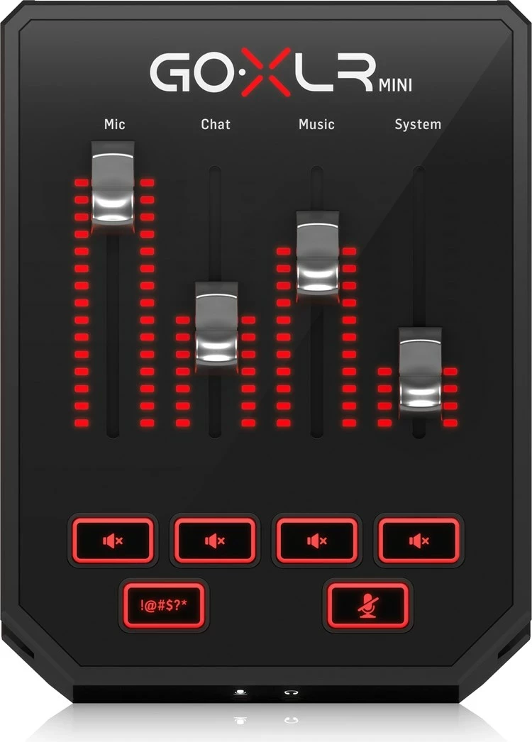 Mikser dhe ndërfaqe audio TC Helicon Go XLR Mini, ngjyrë e zezë