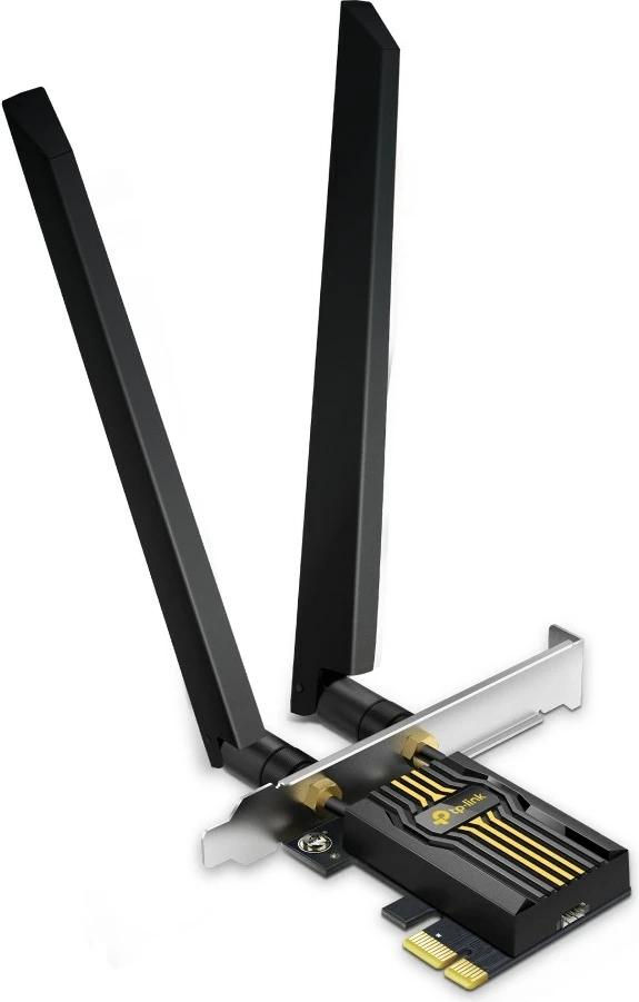 Kartë rrjeti wireless TP-Link Archer TBE400E, PCI Express, 2880 Mbit/s, E zezë