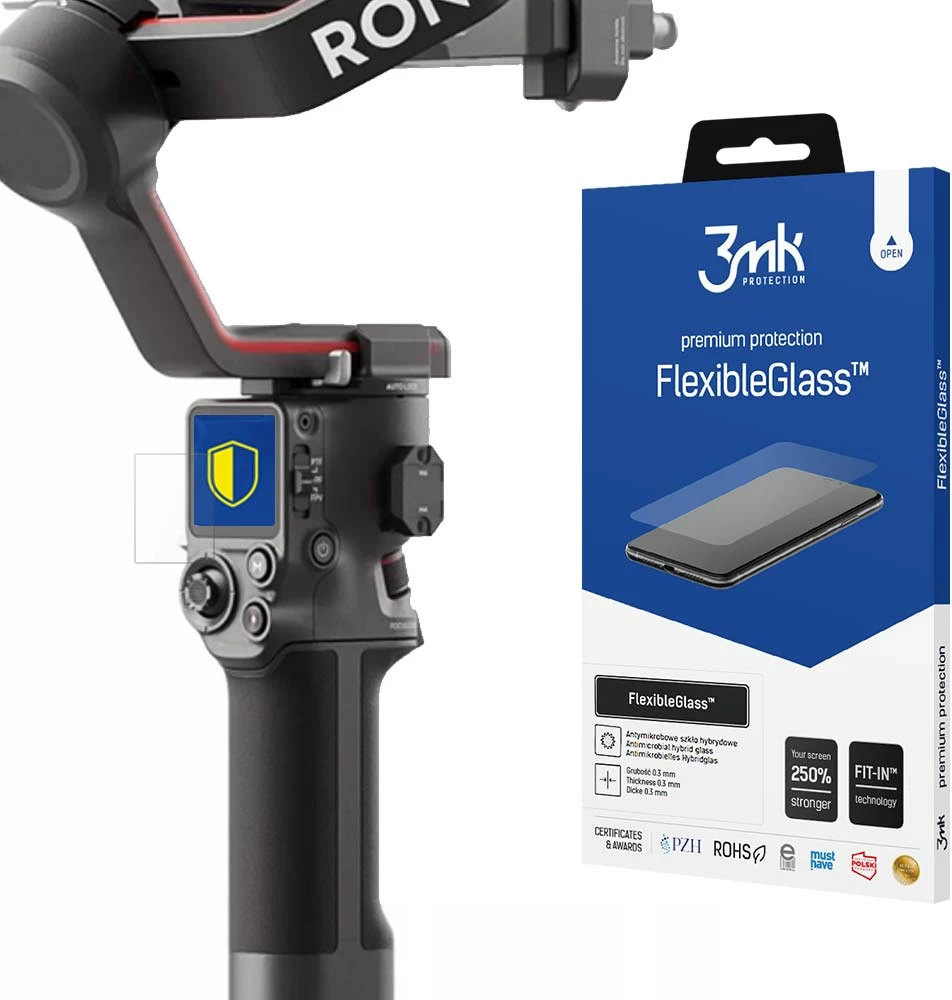 Mbrojtës ekrani, 3mk Protection, FlexibleGlass për DJI RS 3/RS 3 Pro, 7H, forcim 250%