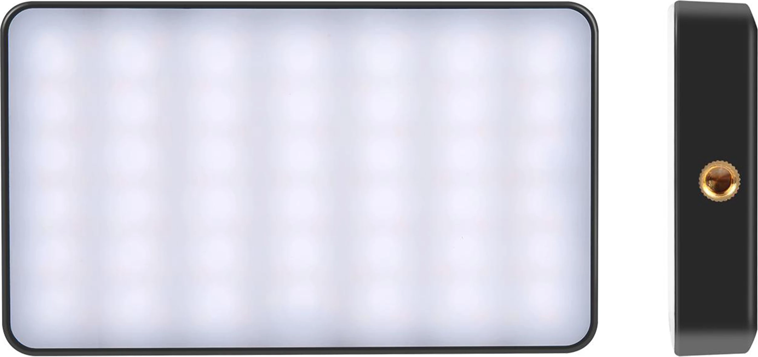 Lampë LED fotografike xhep, Puluz, PU658B, RGB 2500-9000K, 3000 mAh, 8 W, e zezë