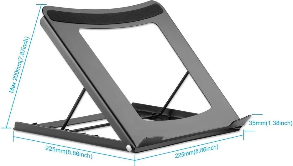 Mbajtëse për laptop Manhattan, 15.6", 5x pozicione, e zezë