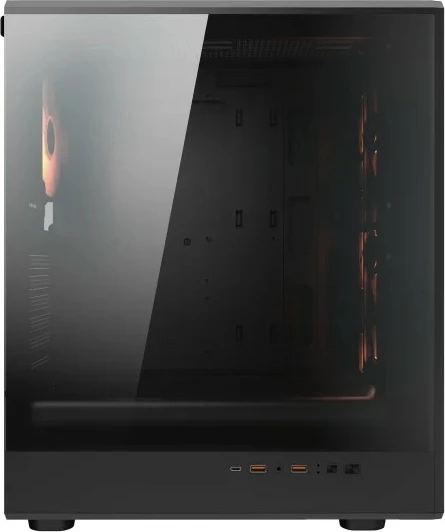 Kasë Cougar Airface Pure PRO midi, ARGB, e zezë