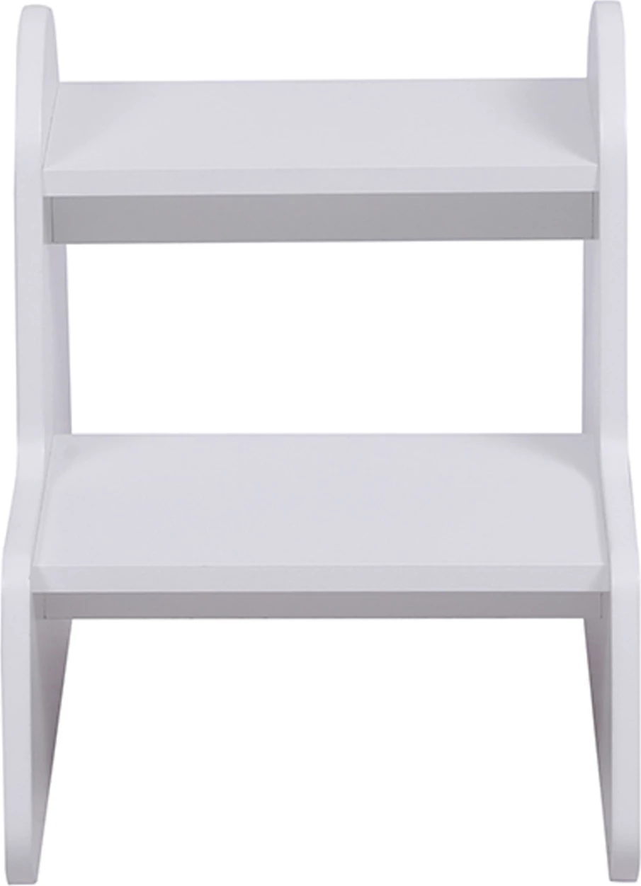 Shkallë për fëmijë RICKI, MDF & kompensatë, e bardhë, 33x43.5x40.5cm