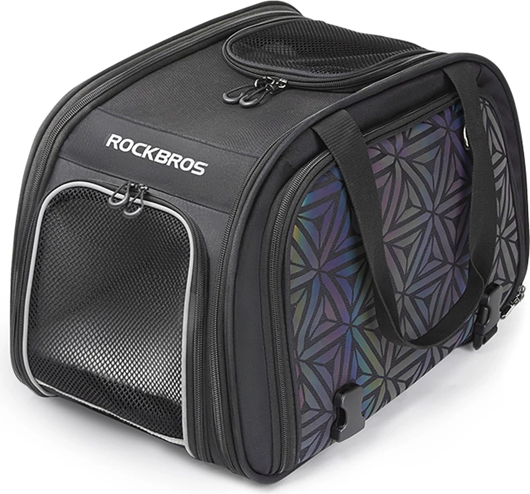 Çantë transporti për kafshë Rockbros 30140028001, 25L, e zezë