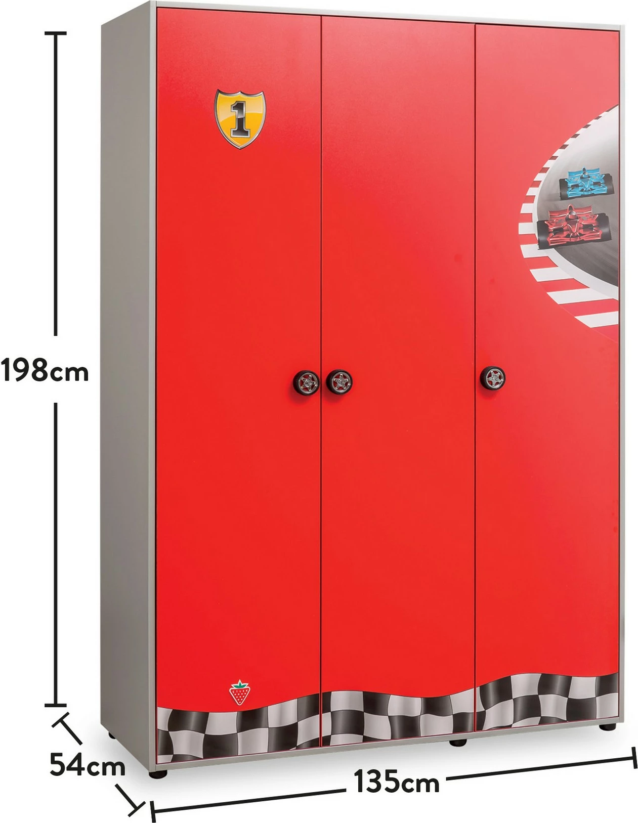 Dollap Race Cup me 3 dyer, Skye Decor, shumëngjyrësh