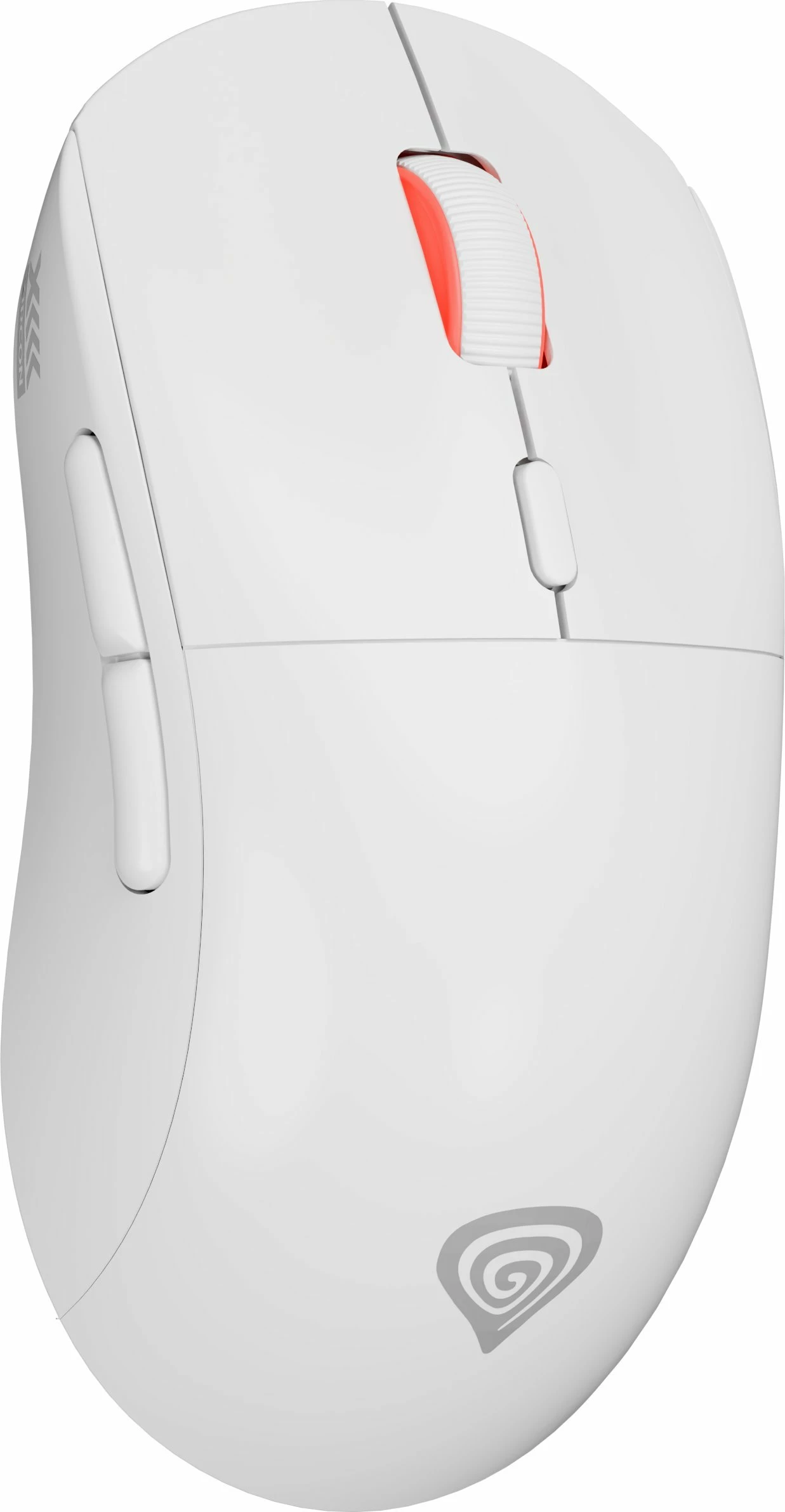 Maus gaming GENESIS Zircon XIII NMG-2090, PAW3395, 26000 DPI, 2.4GHz/USB, RGB, 7 butona, i bardhë