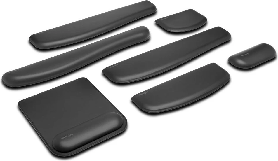 Mbështetëse dore Kensington ErgoSoft për tastiera të holla kompakte, e zezë