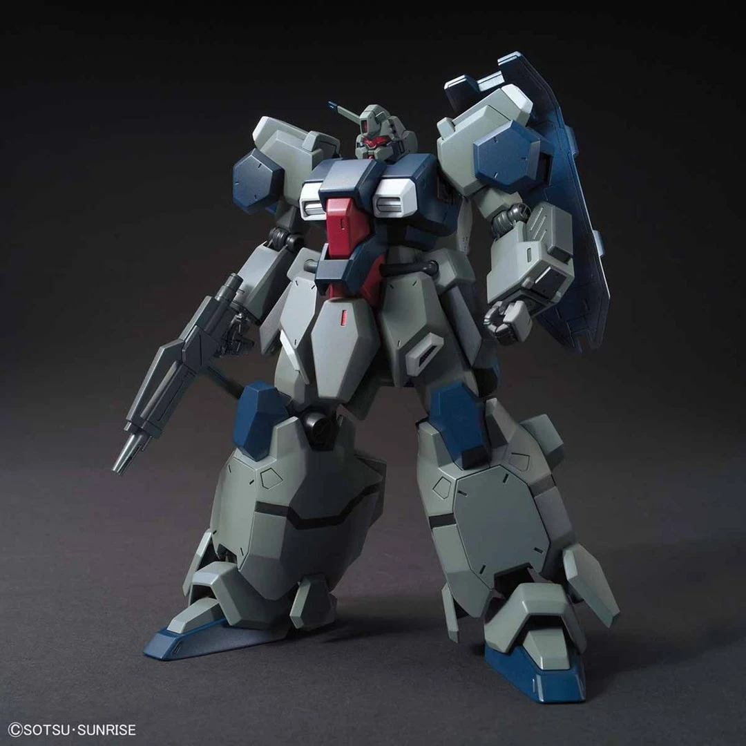 Figure BANDAI Gundam HGUC 1/144 Gustav Karl (Unicorn Ver) Multikolor