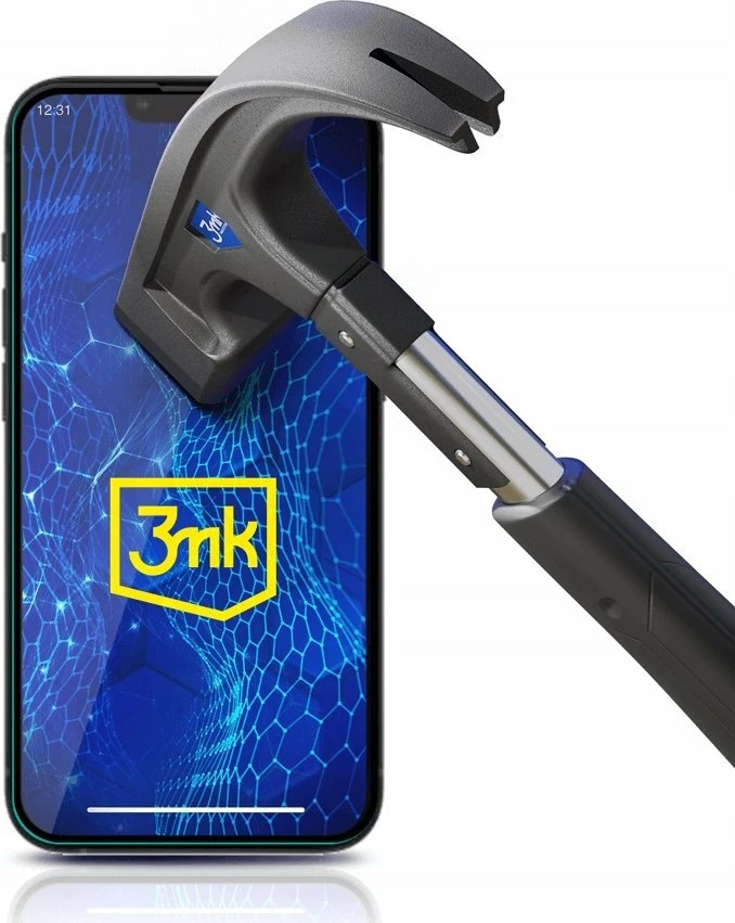 Xham mbrojtës 3MK HardGlass Max Lite për Samsung Galaxy M15 5G 0.3 mm 9H, i zi, 1 copë