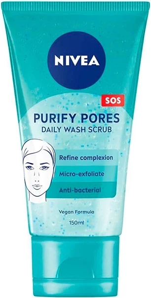 Xhel për pastrim të fytyrës Nivea Pore Purifying Face Wash Gel Against Imperfections për femra 150ml