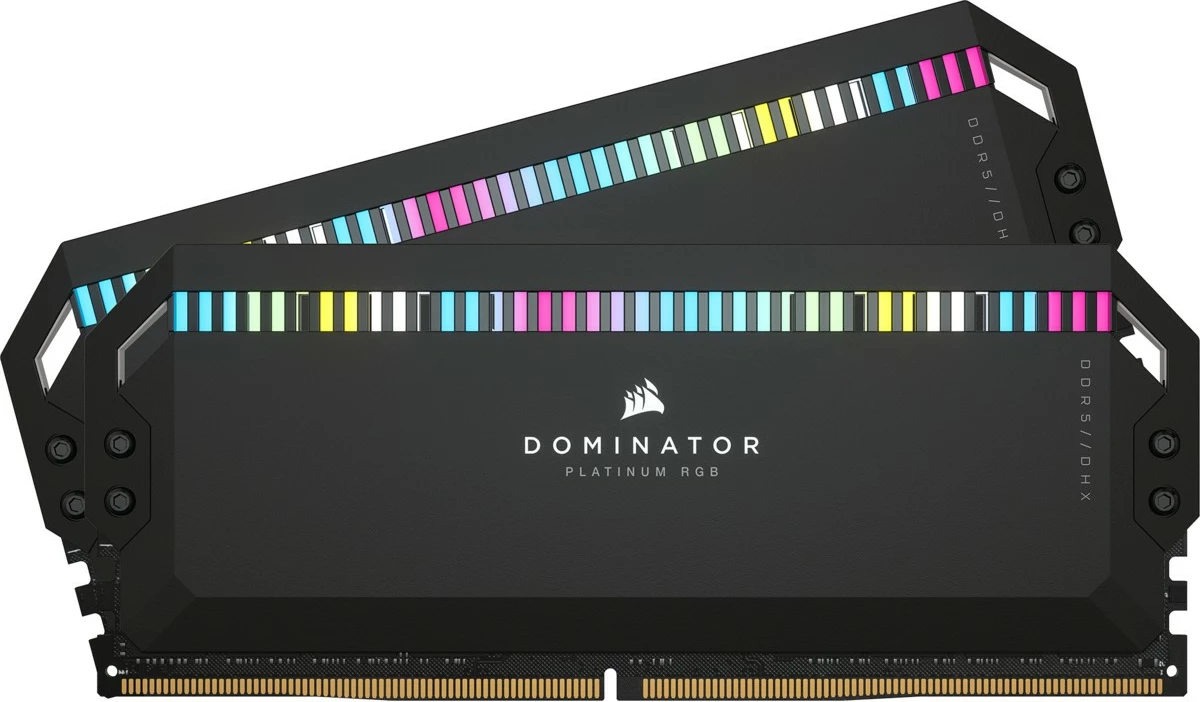 RAM Memorje Corsair Dominator Platinum RGB 64GB (2x32GB) DDR5 6600MHz, e zezë